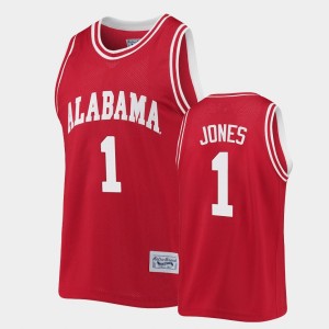 #1 Herbert Jones Alabama Crimson Tide Crimson Men Jerseys Commemorative Basketball Classic 561040-753