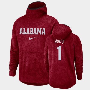#1 Herbert Jones The Tide Crimson Men's Hoodie Basketball Spotlight Pullover Team Logo 252914-809