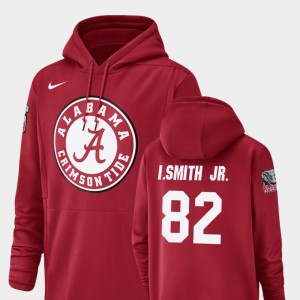 #82 Irv Smith Jr. The Tide Crimson Mens Hoodie Champ Drive Football Performance 726779-156