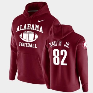 #82 Irv Smith Jr. Crimson Crimson Mens Hoodie Retro Football Pullover 250928-615