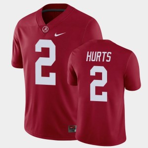 #2 Jalen Hurts Alabama Crimson Men's Jerseys Game Alumni Player Football 895042-745