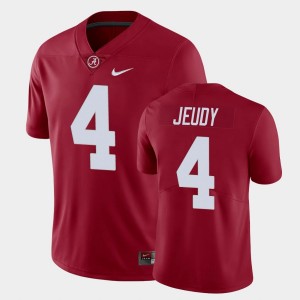 #4 Jerry Jeudy Alabama Crimson Tide Crimson Men Jerseys Limited University 510459-786