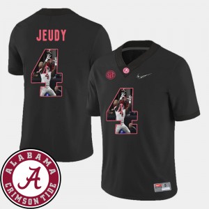 #4 Jerry Jeudy Crimson Black Mens Jersey Pictorial Fashion Football 443917-812