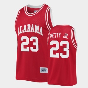 #23 John Petty Jr. Alabama Crimson Men's Jersey Commemorative Basketball Classic 983820-464