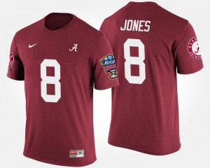 #8 Julio Jones Alabama Crimson Men T-Shirt Bowl Game Sugar Bowl 877975-819
