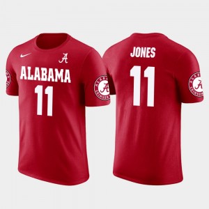 #11 Julio Jones University of Alabama Red Mens T-Shirt Future Stars Atlanta Falcons Football 789559-932