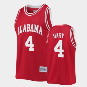 #4 Juwan Gary The Tide Crimson Mens Jersey Commemorative Basketball Classic 763020-826