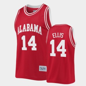 #14 Keon Ellis Bama Crimson Mens Jersey Commemorative Basketball Classic 198095-299