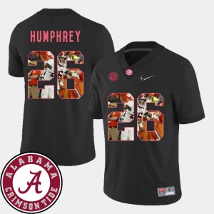 #26 Marlon Humphrey Roll Tide Black Men Jerseys Pictorial Fashion Football 949124-564