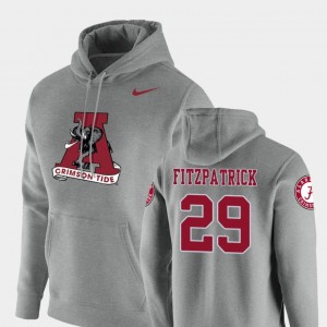 #29 Minkah Fitzpatrick The Tide Heathered Gray Men's Hoodie Vault Logo Club Pullover 178178-555