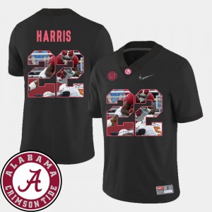 #22 Najee Harris Bama Black Men Jersey Pictorial Fashion Football 466744-912