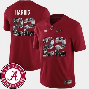 #22 Najee Harris Bama Crimson Men Jerseys Pictorial Fashion Football 867576-120