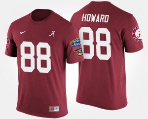 #88 O.J. Howard Bama Crimson Men's T-Shirt Bowl Game Sugar Bowl 653550-927