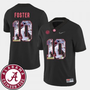 #10 Reuben Foster Bama Black Mens Jersey Pictorial Fashion Football 277760-433