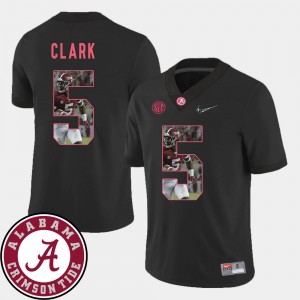 #5 Ronnie Clark The Tide Black Men Jersey Pictorial Fashion Football 426111-654