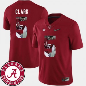 #5 Ronnie Clark University of Alabama Crimson Mens Jersey Pictorial Fashion Football 582469-218