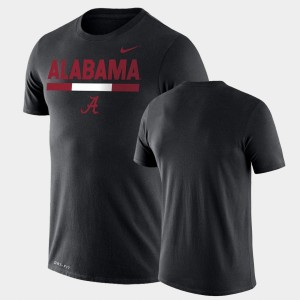 Crimson Black Men's T-Shirt Team DNA Legend Performance 447696-387