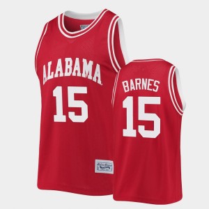 #15 Tyler Barnes Alabama Crimson Tide Crimson Men Jerseys Commemorative Basketball Classic 579183-494
