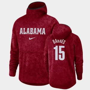 #15 Tyler Barnes Alabama Crimson Tide Crimson Men Hoodie Basketball Spotlight Pullover Team Logo 145956-837