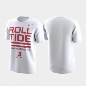 University of Alabama White Mens T-Shirt Local Verbiage Performance 955162-748