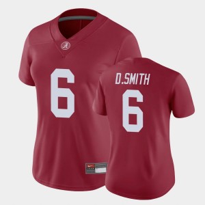 #6 DeVonta Smith Alabama Crimson Tide Crimson Womens Jerseys Game High School 348183-282