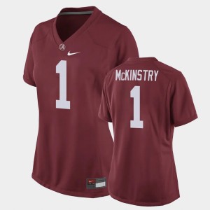 #1 Kool-Aid McKinstry Alabama Crimson Women Jersey Game Replica Football 991030-823