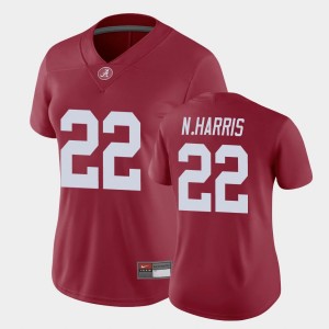 #22 Najee Harris The Tide Crimson Women's Jersey Game Limited 397391-933