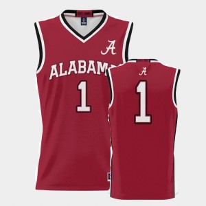 #1 Bama Crimson Youth Jerseys College Basketball ProSphere 815770-692