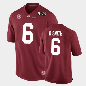 #6 DeVonta Smith Bama Crimson Youth Jersey 2021 National Championship Replica 406512-185
