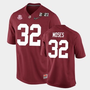 #32 Dylan Moses Roll Tide Crimson Youth Jersey 2021 National Championship Replica 688754-334
