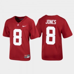 #8 Julio Jones Bama Crimson Youth Jersey Replica Alumni Football 260173-180