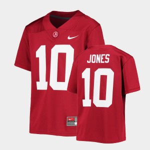 #10 Mac Jones Bama Crimson Youth Jerseys College Football Alumni 174255-705