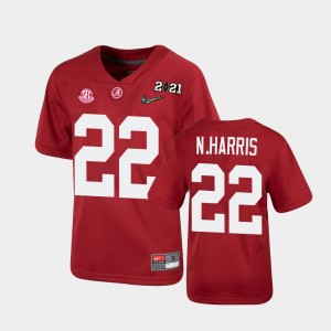 #22 Najee Harris Bama Crimson Youth Jerseys 2021 National Championship NCAA 426866-912