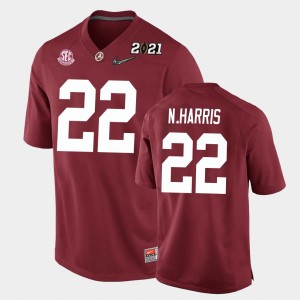 #22 Najee Harris University of Alabama Crimson Youth Jerseys 2021 National Championship Replica 385166-690