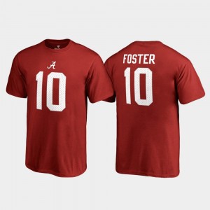 #10 Reuben Foster Roll Tide Crimson Youth T-Shirt College Legends Name & Number 415368-578